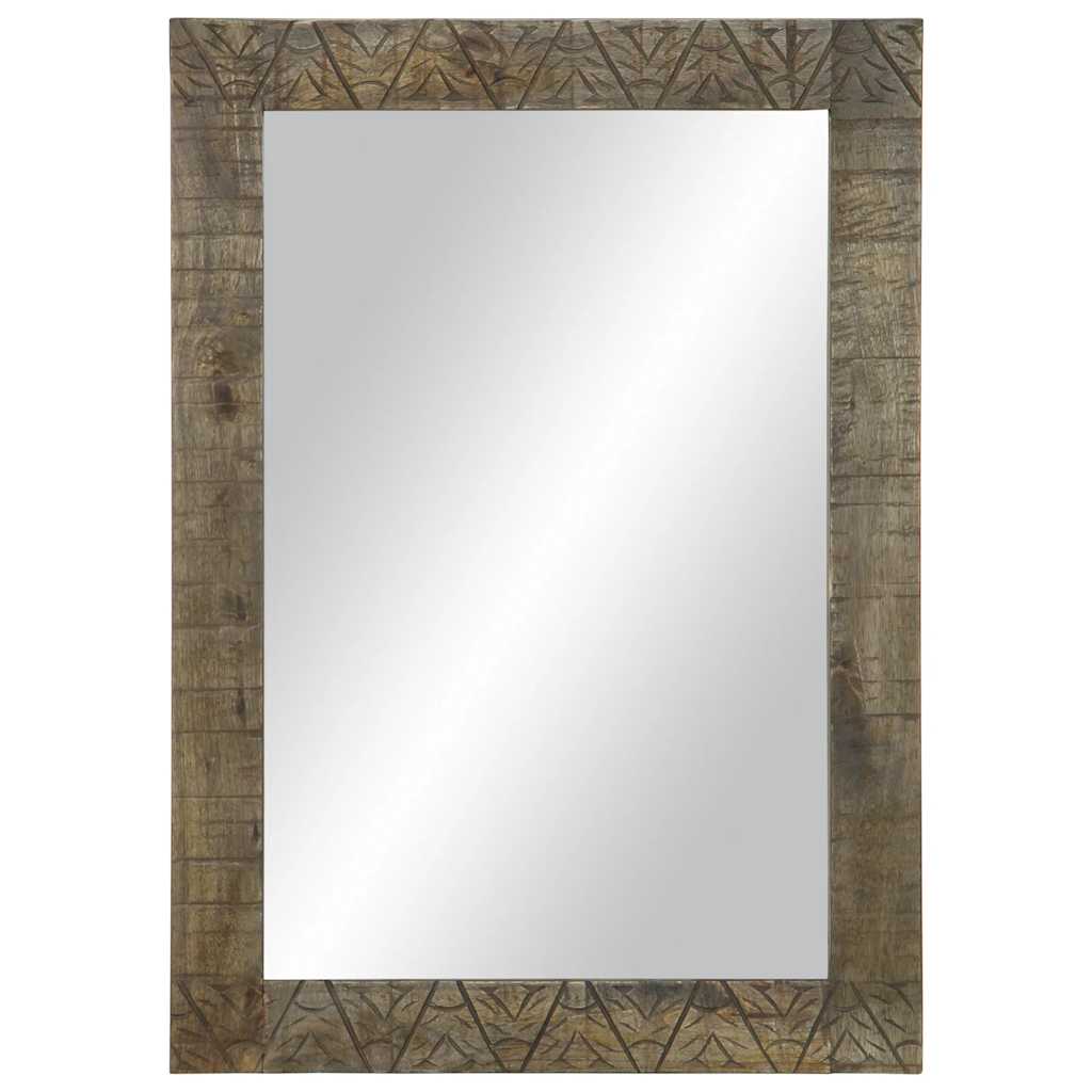 Badkamerspiegel 50x2,5x70 cm massief mangohout is nu te koop bij PeponiXL, paradijselijk wonen!