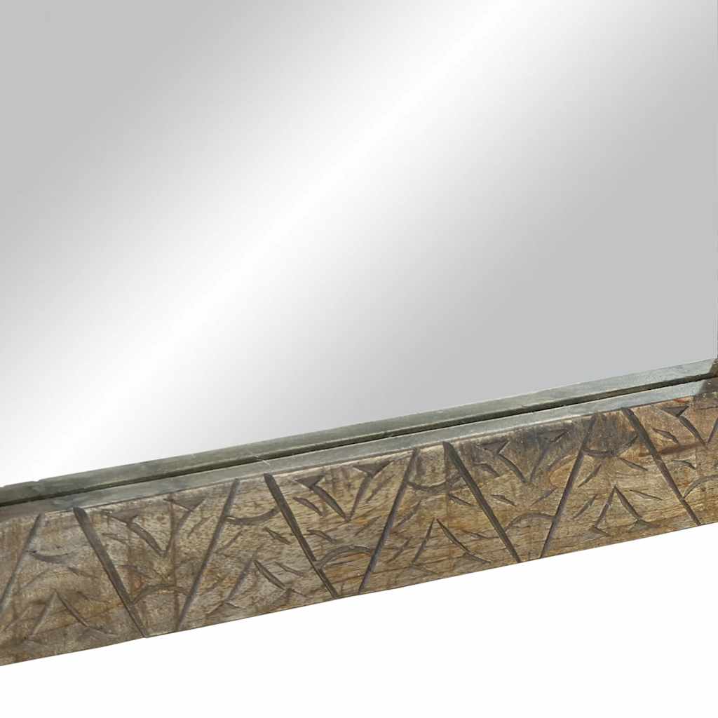 Badkamerspiegel 50x2,5x70 cm massief mangohout is nu te koop bij PeponiXL, paradijselijk wonen!