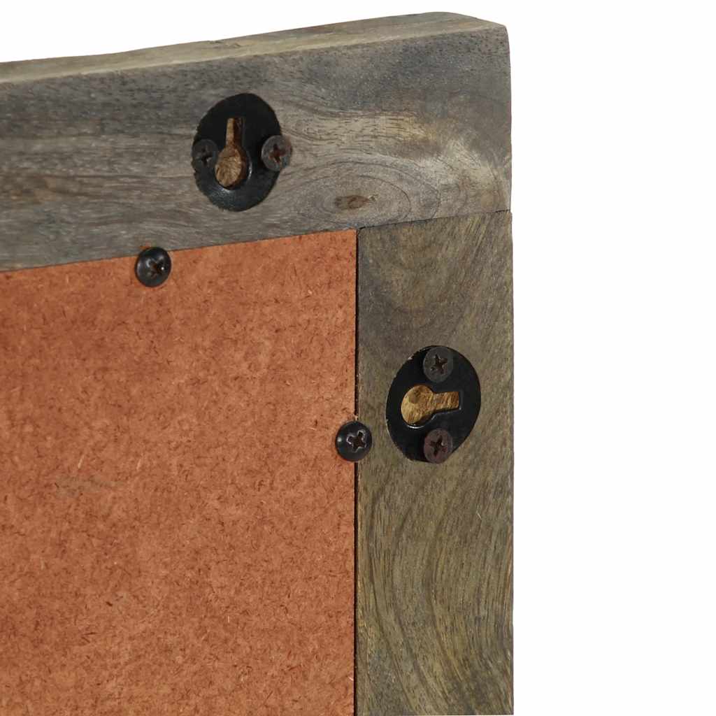 Badkamerspiegel 50x2,5x70 cm massief mangohout is nu te koop bij PeponiXL, paradijselijk wonen!