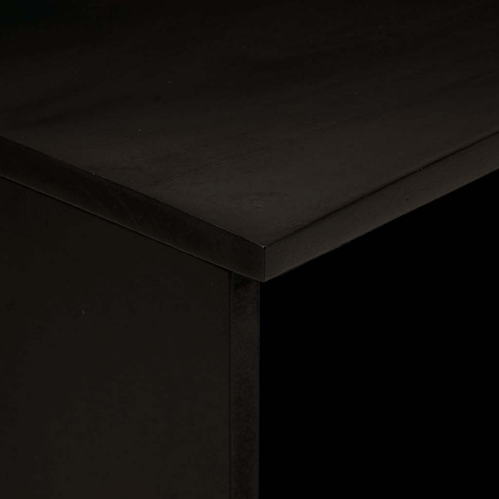 TV-kast met lade Zwart en Goud 70 x 33 x 46 cm Bewerkt hout is nu te koop bij PeponiXL, paradijselijk wonen!