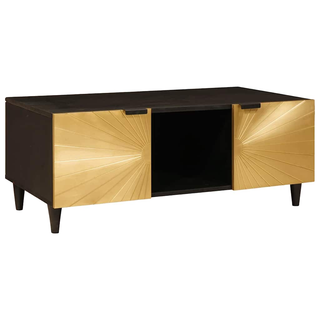 Salontafel 100 x 54 x 40 cm Massief Mango Hout is nu te koop bij PeponiXL, paradijselijk wonen!