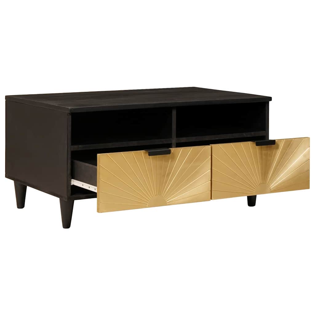 Salontafel met lade 80 x 54 x 40 cm Massief Mango Hout is nu te koop bij PeponiXL, paradijselijk wonen!