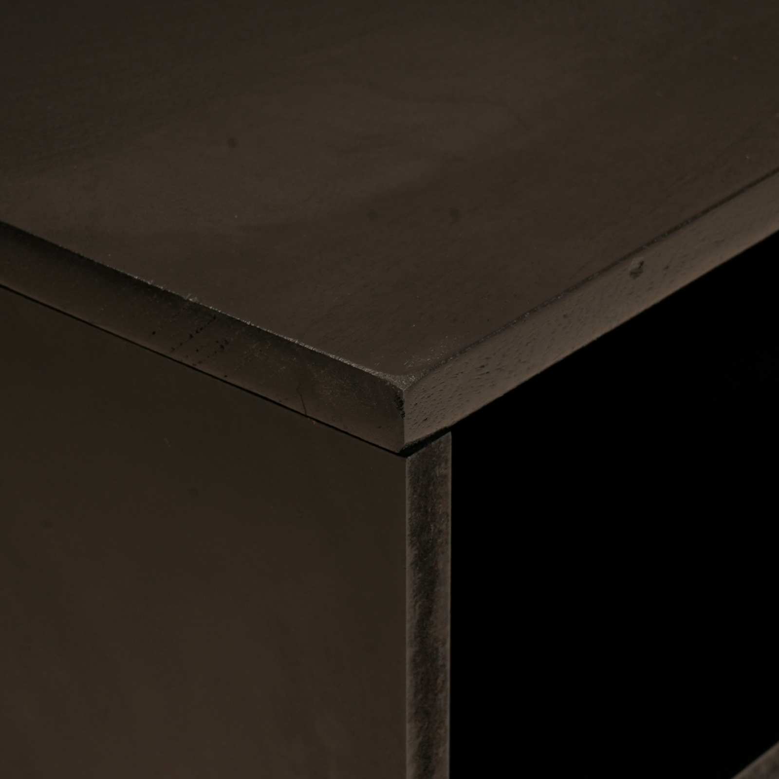 TV-kast met plank Zwart en Goud 80 x 33 x 46 cm Bewerkt hout is nu te koop bij PeponiXL, paradijselijk wonen!