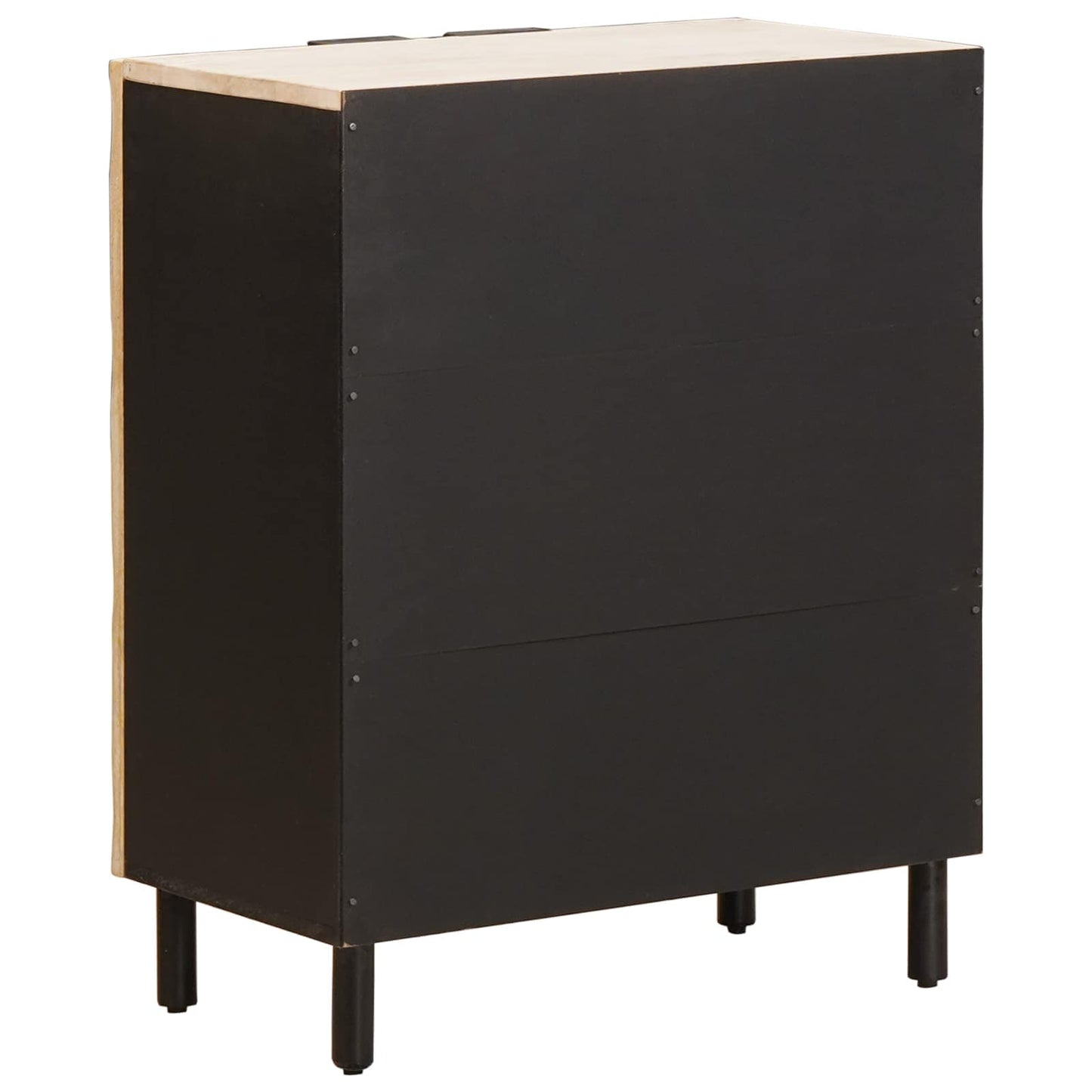 Dressoir Witte Was Afwerking 60 x 33 x 75 cm Massief Mango Hout is nu te koop bij PeponiXL, paradijselijk wonen!