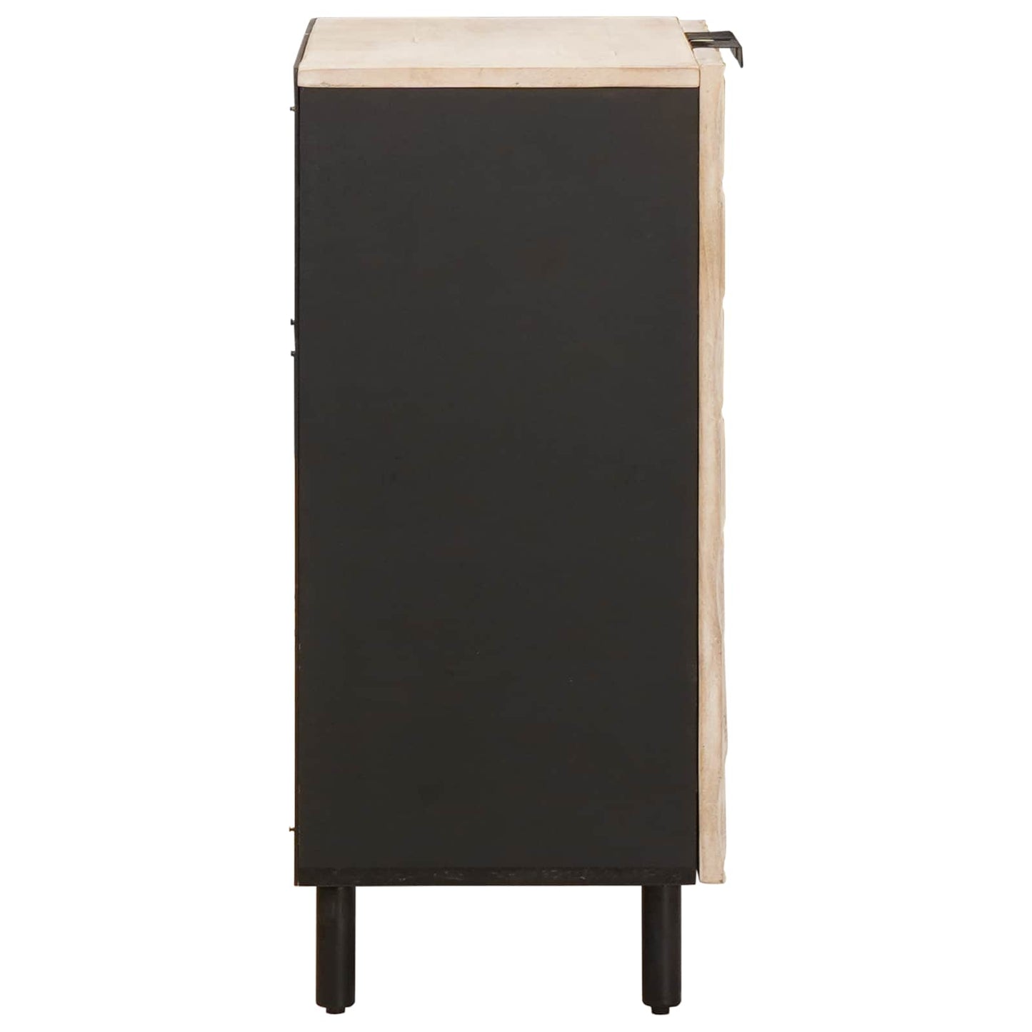 Dressoir Witte Was Afwerking 60 x 33 x 75 cm Massief Mango Hout is nu te koop bij PeponiXL, paradijselijk wonen!