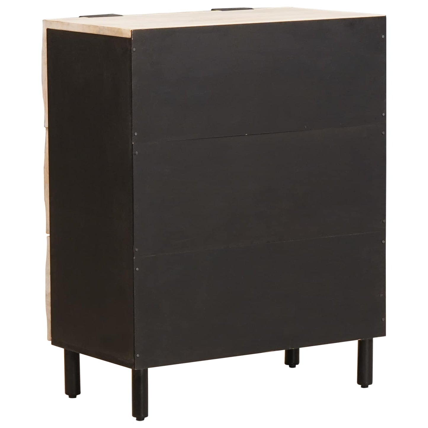 Dressoir Witte Was Afwerking 60 x 33 x 75 cm Massief Mango Hout is nu te koop bij PeponiXL, paradijselijk wonen!