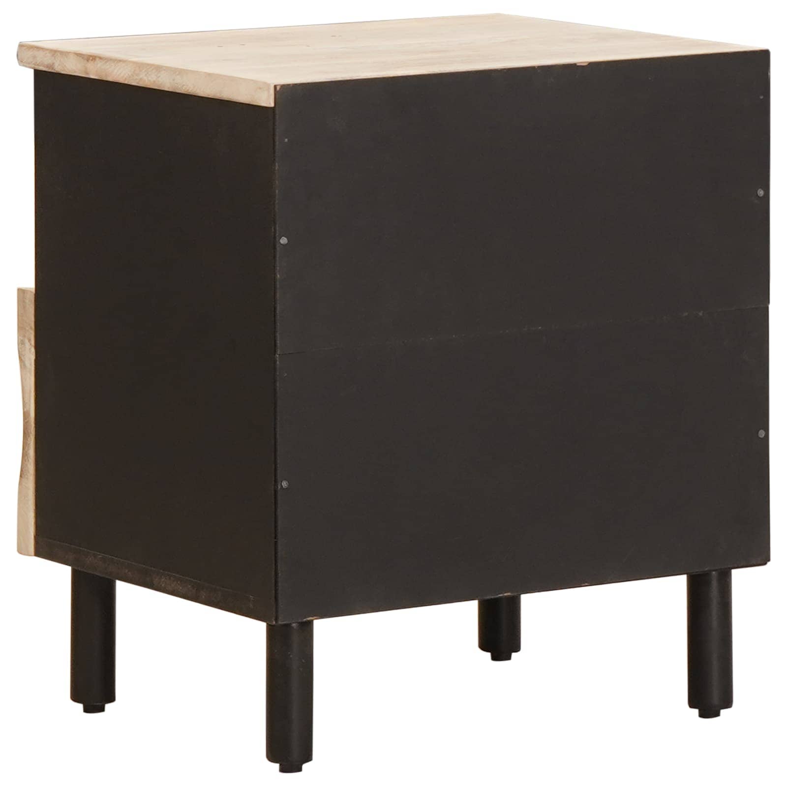 Nachtkastje met lade Wit 40 x 33 x 46 cm Massief Mango Hout is nu te koop bij PeponiXL, paradijselijk wonen!