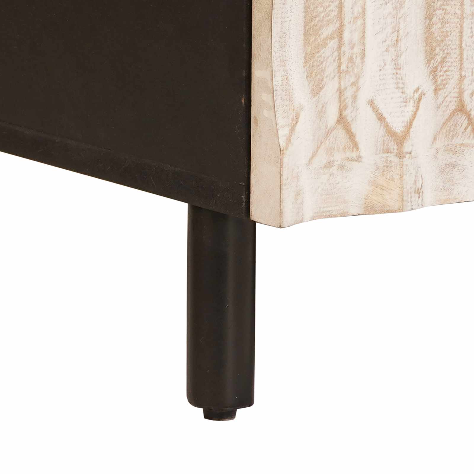 Salontafel met lade Wit 80 x 54 x 40 cm Massief Mango Hout is nu te koop bij PeponiXL, paradijselijk wonen!