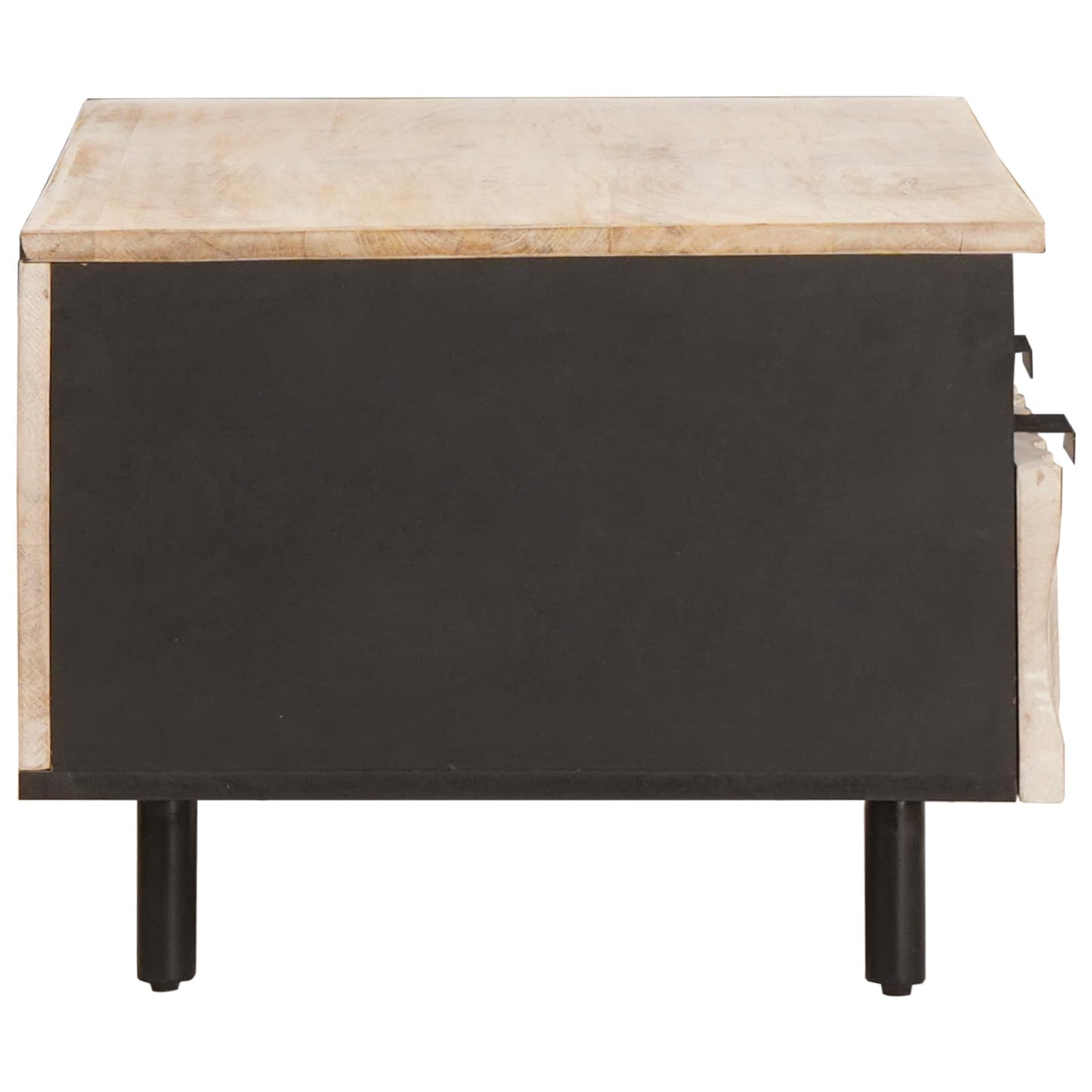 Salontafel met lade Wit 80 x 54 x 40 cm Massief Mango Hout is nu te koop bij PeponiXL, paradijselijk wonen!