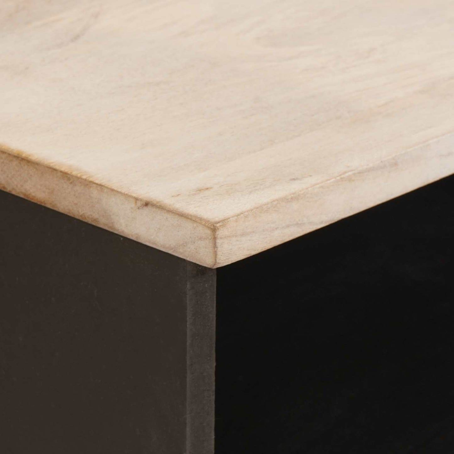 TV-kast Witte Was Afwerking 100 x 33 x 46 cm Massief Mango Hout is nu te koop bij PeponiXL, paradijselijk wonen!