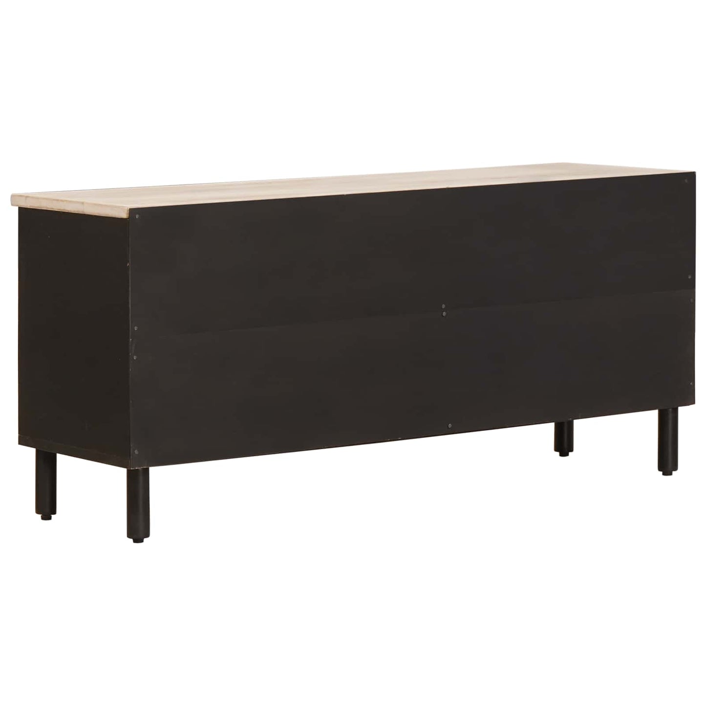 TV-kast Witte Was Afwerking 100 x 33 x 46 cm Massief Mango Hout is nu te koop bij PeponiXL, paradijselijk wonen!