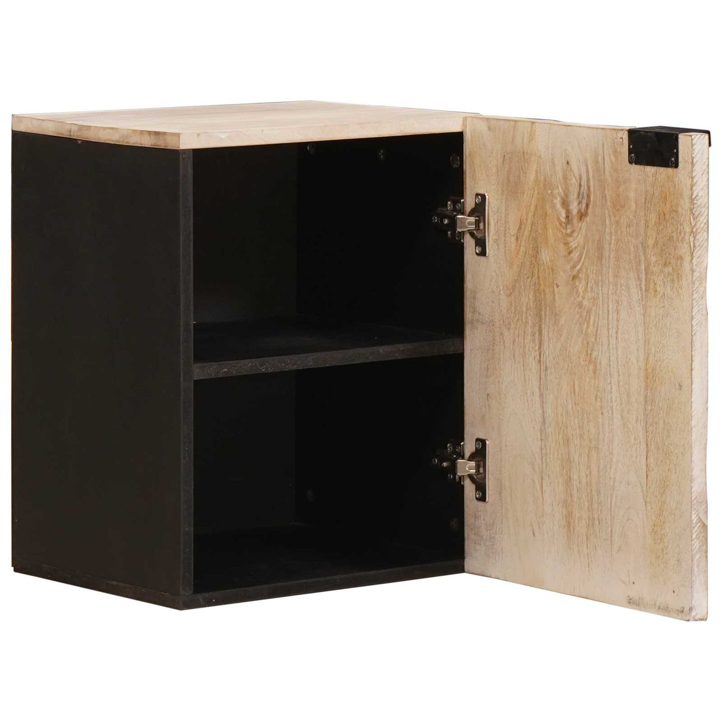 Badkamer Hangkast Wit 38 x 33 x 48 cm Massief Mango Hout is nu te koop bij PeponiXL, paradijselijk wonen!