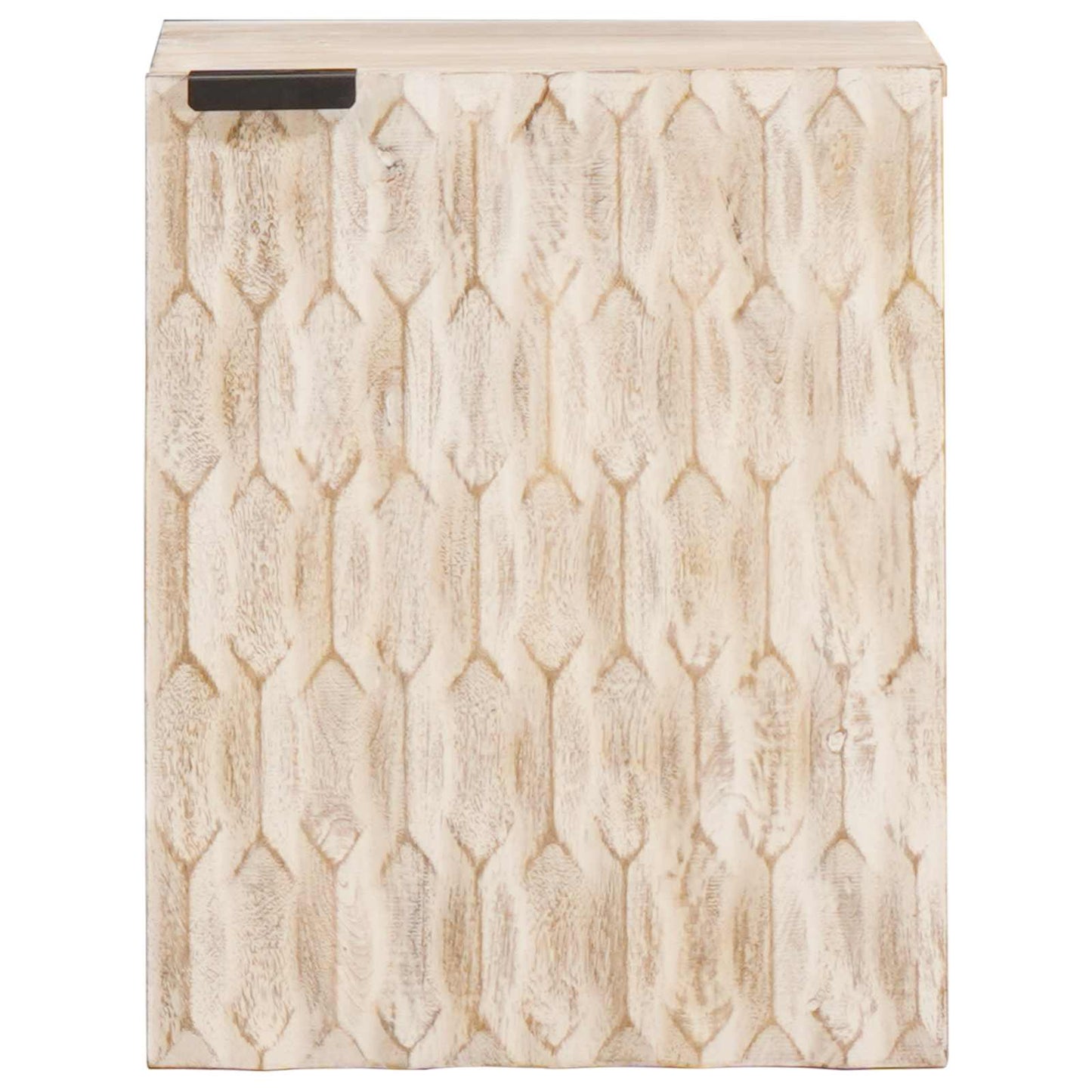 Badkamer Hangkast Wit 38 x 33 x 48 cm Massief Mango Hout is nu te koop bij PeponiXL, paradijselijk wonen!