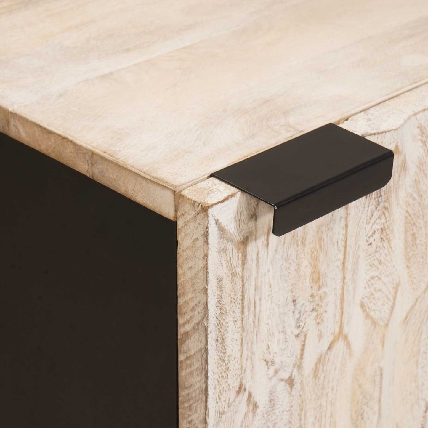 Badkamerkast met plank Wit 38 x 33 x 58 cm Massief Mango Hout is nu te koop bij PeponiXL, paradijselijk wonen!