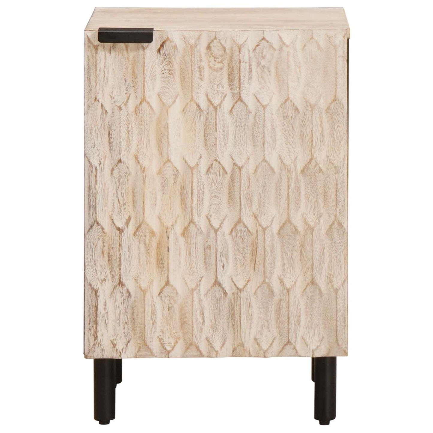 Badkamerkast met plank Wit 38 x 33 x 58 cm Massief Mango Hout is nu te koop bij PeponiXL, paradijselijk wonen!