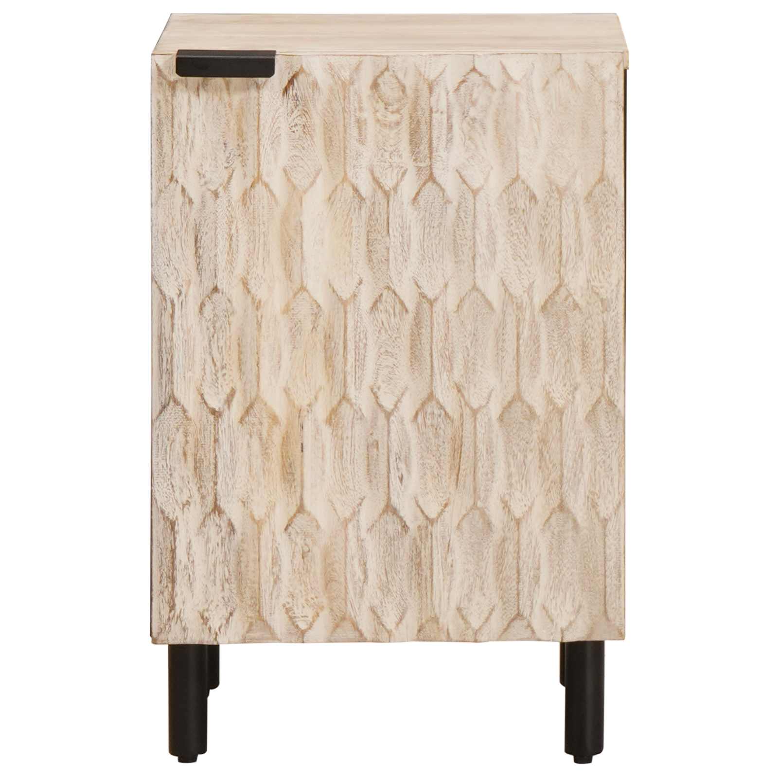 Badkamerkast met plank Wit 38 x 33 x 58 cm Massief Mango Hout is nu te koop bij PeponiXL, paradijselijk wonen!