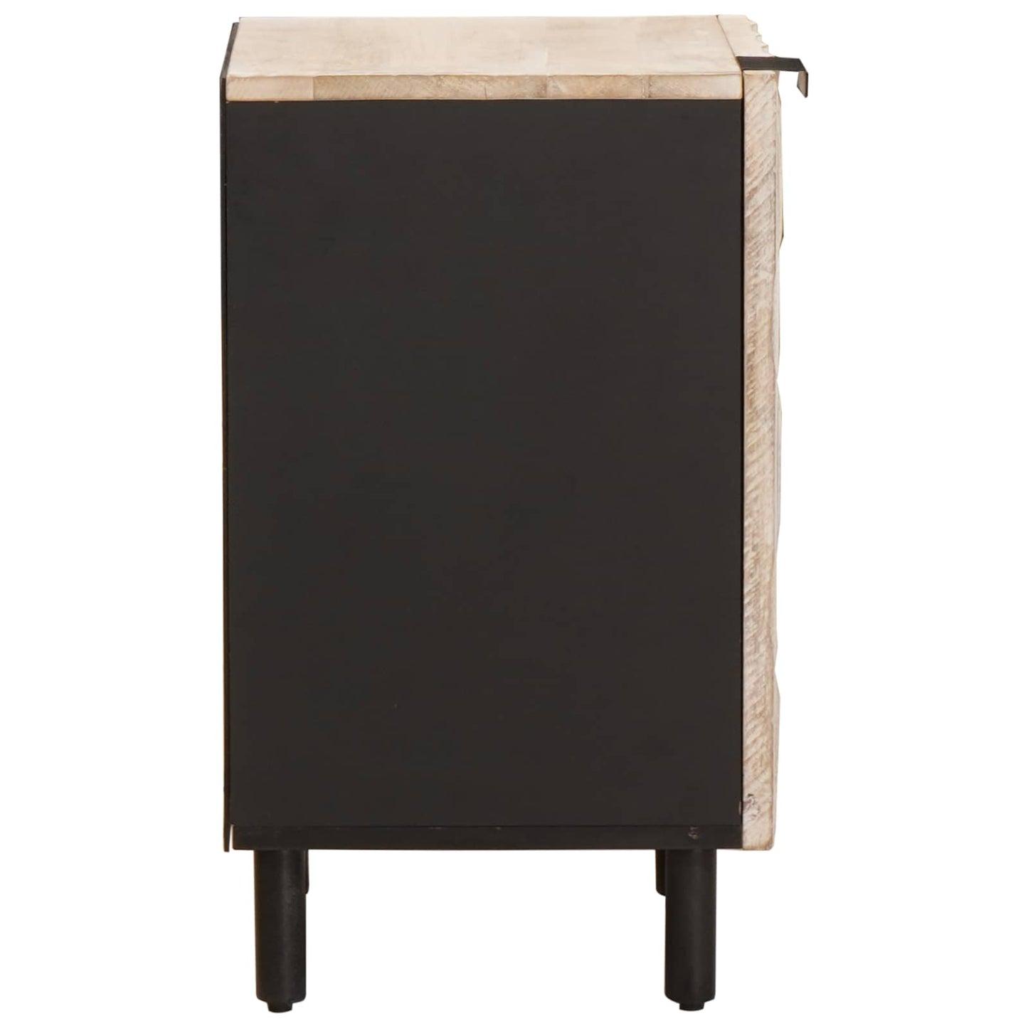 Badkamerkast met plank Wit 38 x 33 x 58 cm Massief Mango Hout is nu te koop bij PeponiXL, paradijselijk wonen!