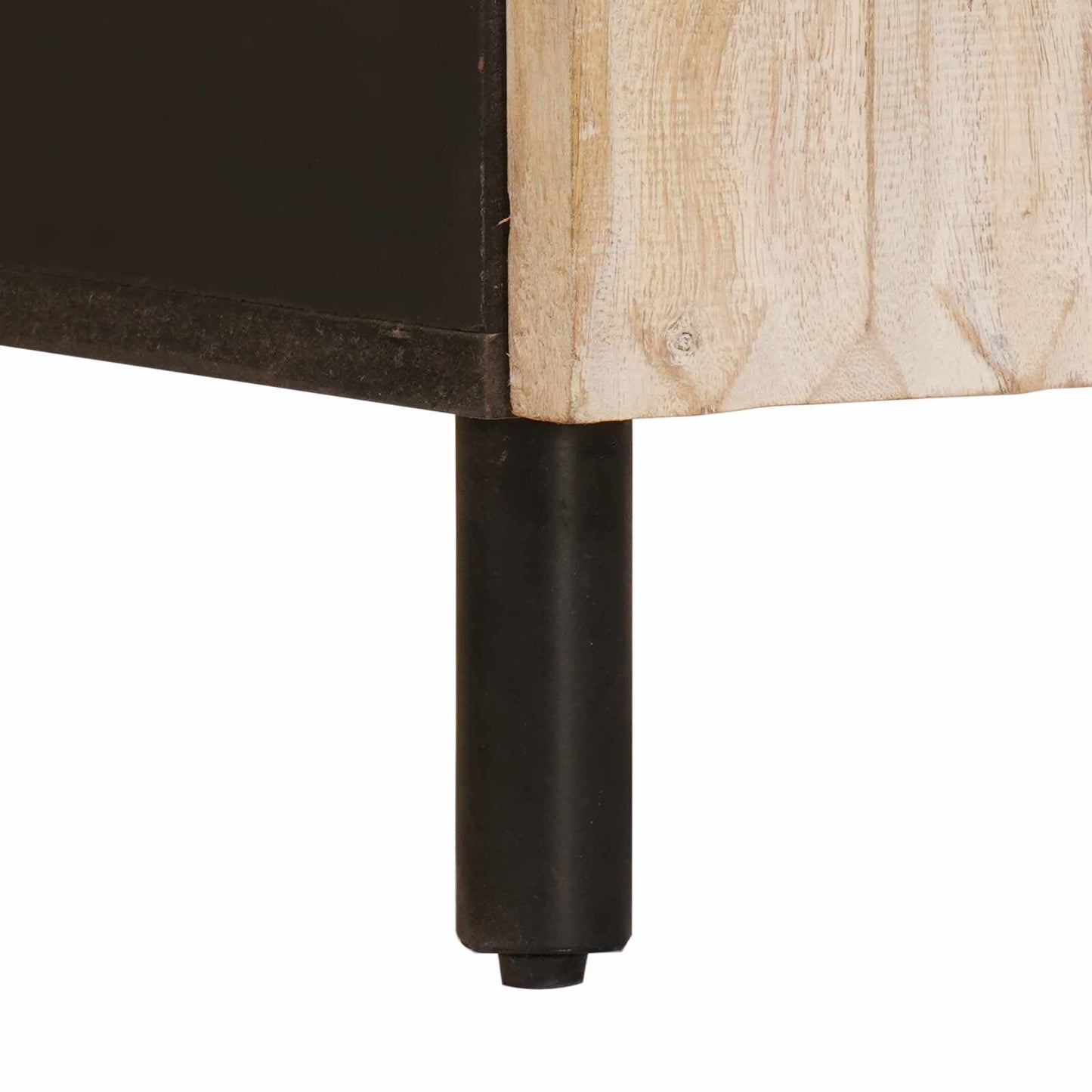 Dressoir Witte Was Afwerking 40 x 33 x 75 cm Massief Mango Hout is nu te koop bij PeponiXL, paradijselijk wonen!