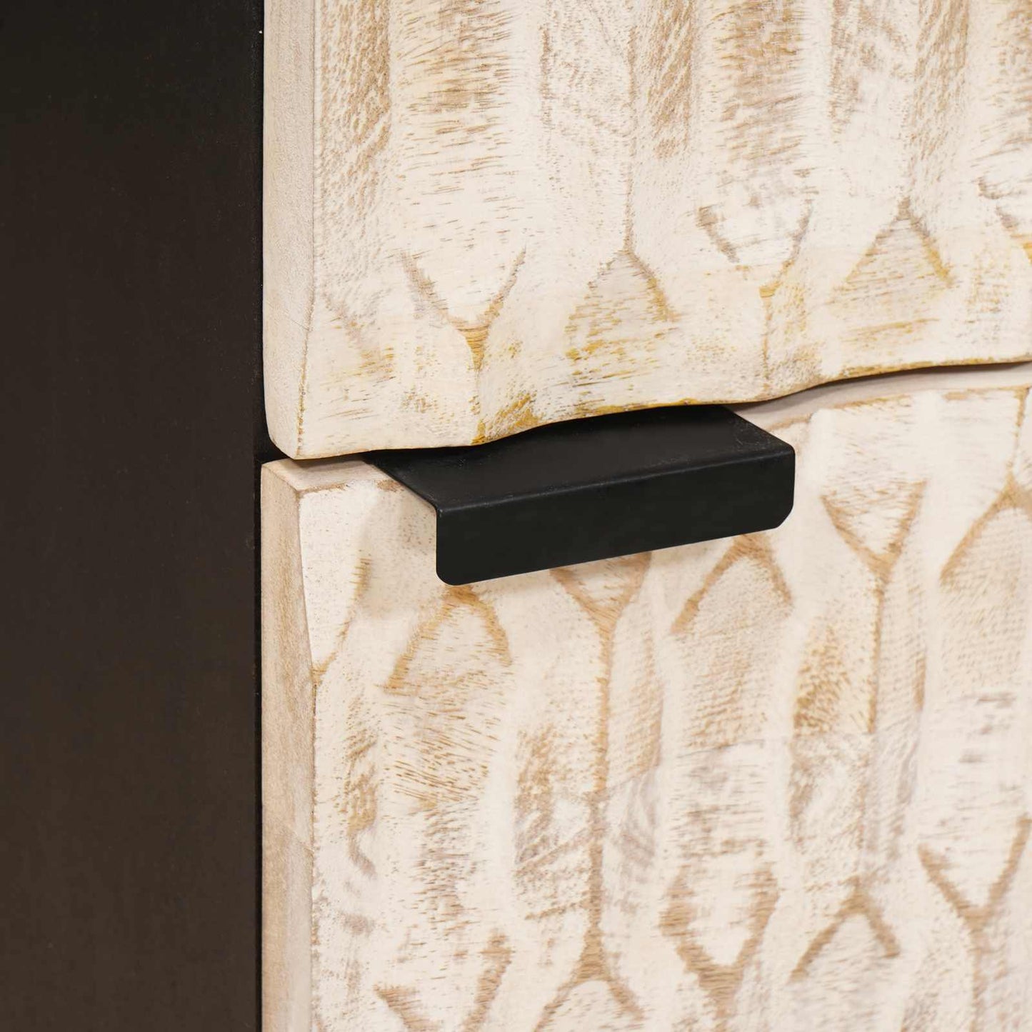 Hoge kast met opslag Witte Was Afwerking 40 x 33 x 110 cm is nu te koop bij PeponiXL, paradijselijk wonen!