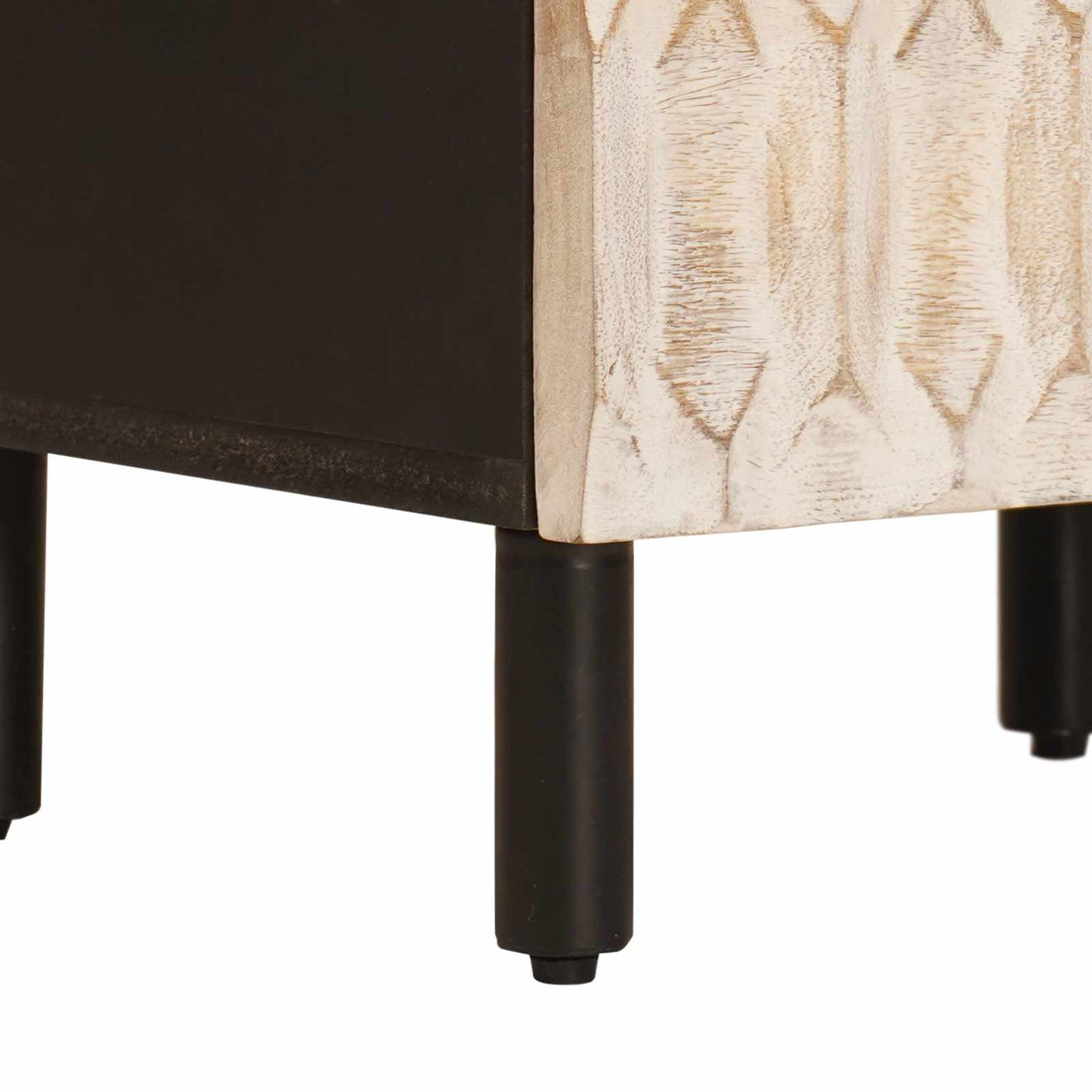 Hoge kast met opslag Witte Was Afwerking 40 x 33 x 110 cm is nu te koop bij PeponiXL, paradijselijk wonen!