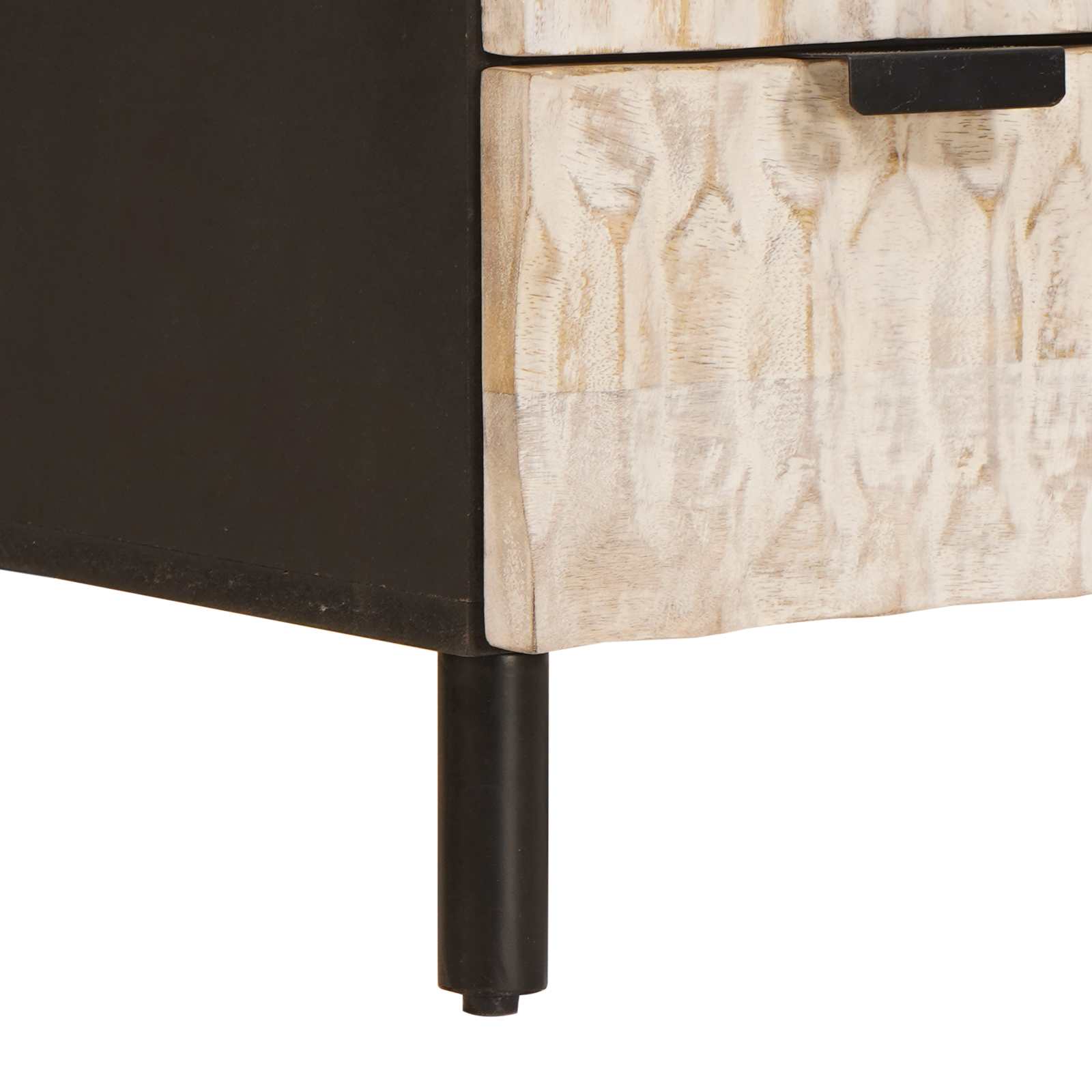 Hoge kast met lade Witte Was Afwerking 60 x 33 x 100 cm is nu te koop bij PeponiXL, paradijselijk wonen!