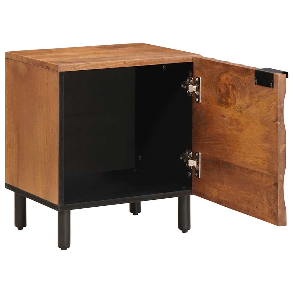 Nachtkastje Bruin 40 x 33 x 46 cm Massief Mango Hout is nu te koop bij PeponiXL, paradijselijk wonen!