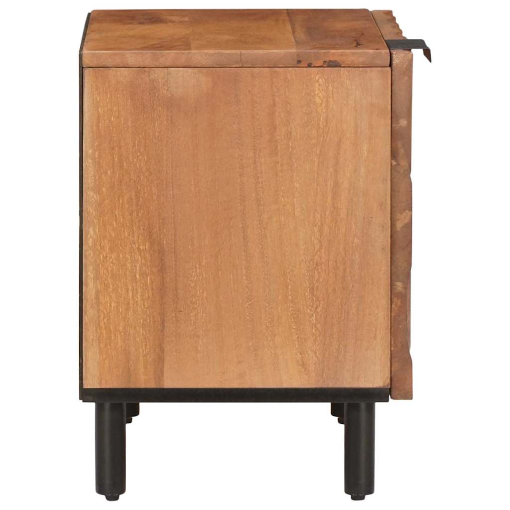 Nachtkastje Bruin 40 x 33 x 46 cm Massief Mango Hout is nu te koop bij PeponiXL, paradijselijk wonen!