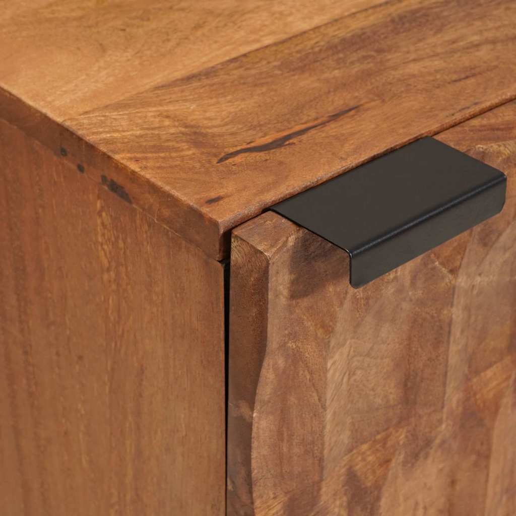 Nachtkastje 2 pcs Bruin 40 x 33 x 46 cm Massief Mango Hout is nu te koop bij PeponiXL, paradijselijk wonen!