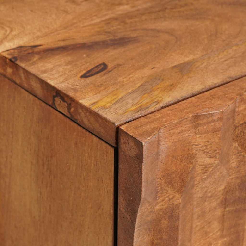 Nachtkastje met lade Bruin 40 x 33 x 46 cm Massief Mango Hout is nu te koop bij PeponiXL, paradijselijk wonen!