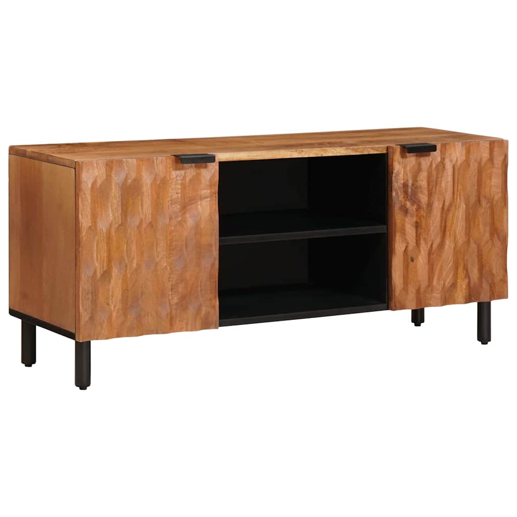 TV-kast met plank Acacia Bruine Afwerking 105 x 33 x 46 cm is nu te koop bij PeponiXL, paradijselijk wonen!