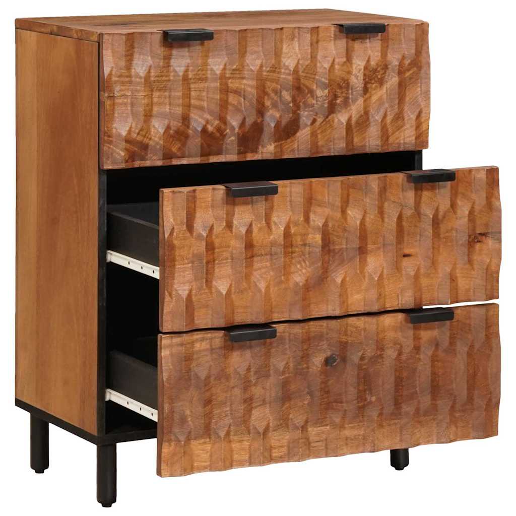 Dressoir Acacia Bruine Afwerking 60 x 33 x 75 cm is nu te koop bij PeponiXL, paradijselijk wonen!