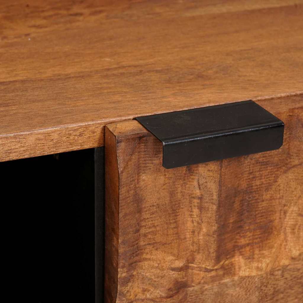 Salontafel Bruin 80 x 50 x 40 cm Massief Mango Hout is nu te koop bij PeponiXL, paradijselijk wonen!