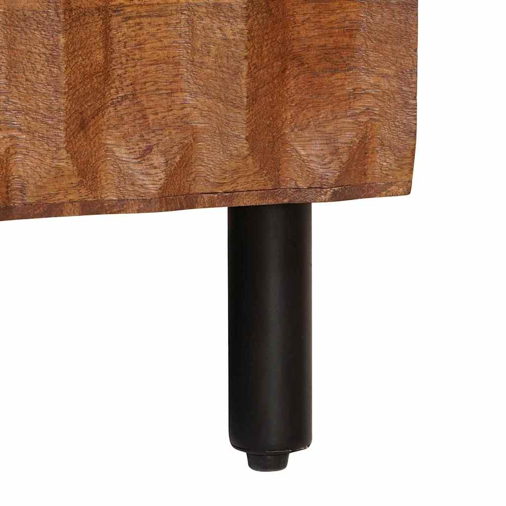 Salontafel Bruin 80 x 50 x 40 cm Massief Mango Hout is nu te koop bij PeponiXL, paradijselijk wonen!