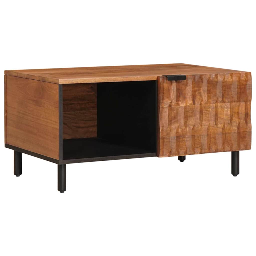 Salontafel Bruin 80 x 50 x 40 cm Massief Mango Hout is nu te koop bij PeponiXL, paradijselijk wonen!