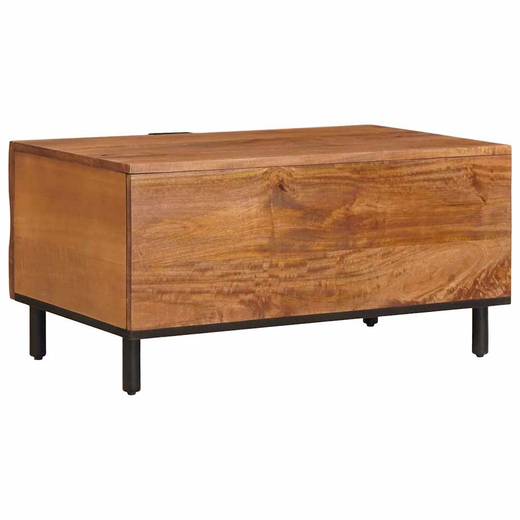 Salontafel Bruin 80 x 50 x 40 cm Massief Mango Hout is nu te koop bij PeponiXL, paradijselijk wonen!