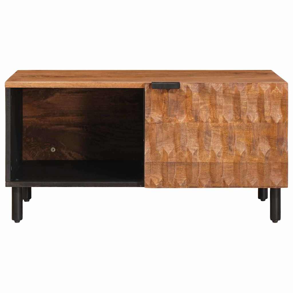 Salontafel Bruin 80 x 50 x 40 cm Massief Mango Hout is nu te koop bij PeponiXL, paradijselijk wonen!