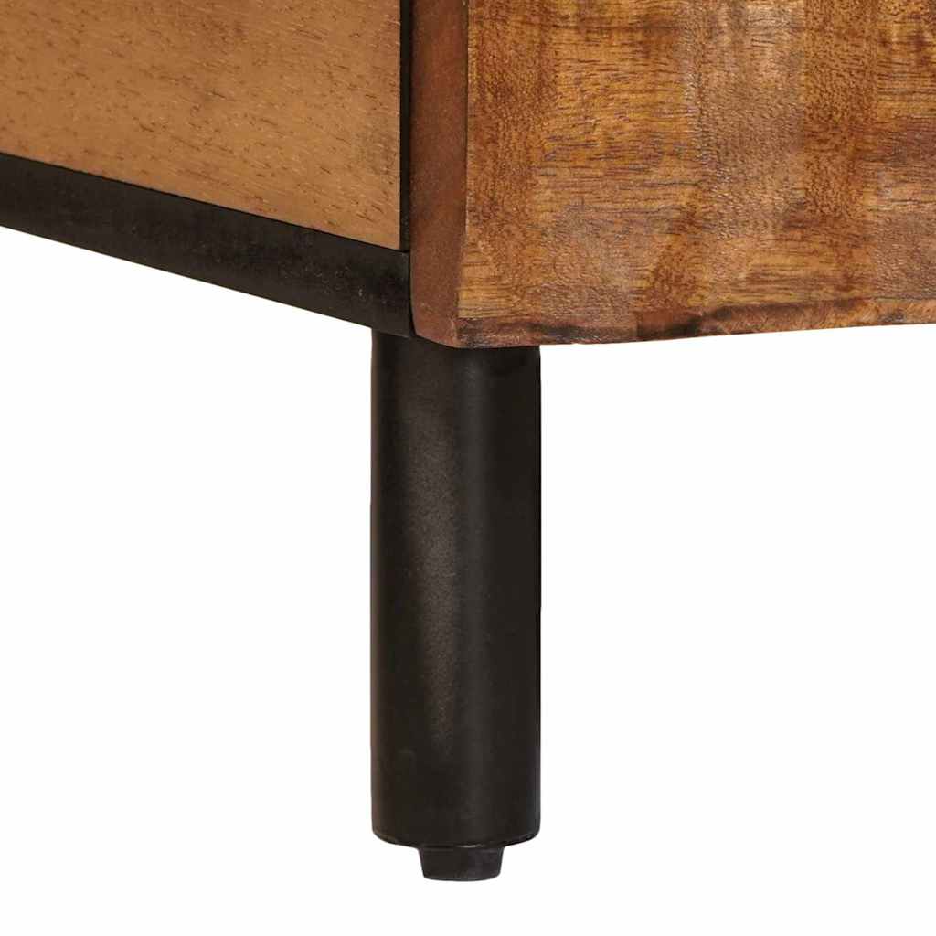 Salontafel Bruin 80 x 50 x 40 cm Massief Mango Hout is nu te koop bij PeponiXL, paradijselijk wonen!