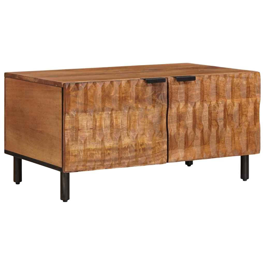 Salontafel Bruin 80 x 50 x 40 cm Massief Mango Hout is nu te koop bij PeponiXL, paradijselijk wonen!