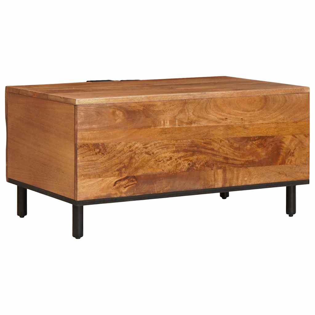 Salontafel Bruin 80 x 50 x 40 cm Massief Mango Hout is nu te koop bij PeponiXL, paradijselijk wonen!