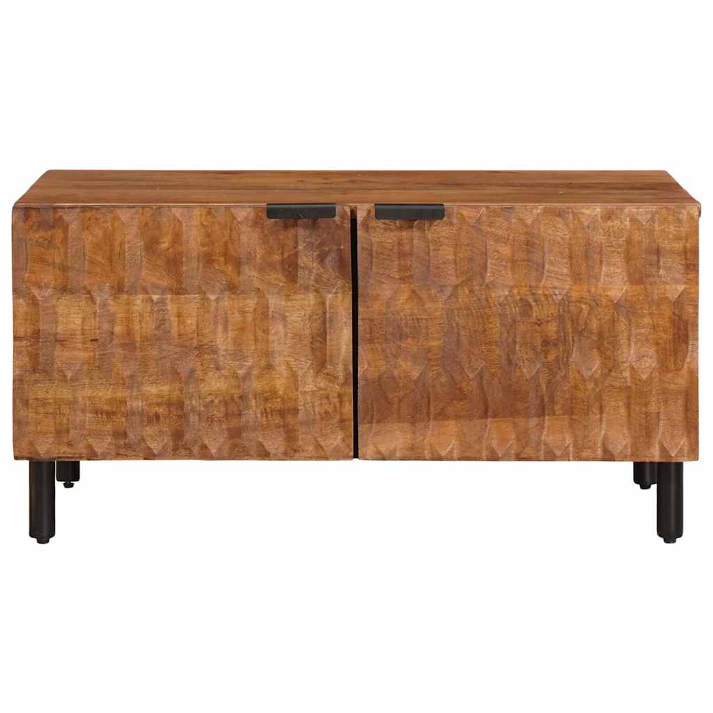 Salontafel Bruin 80 x 50 x 40 cm Massief Mango Hout is nu te koop bij PeponiXL, paradijselijk wonen!