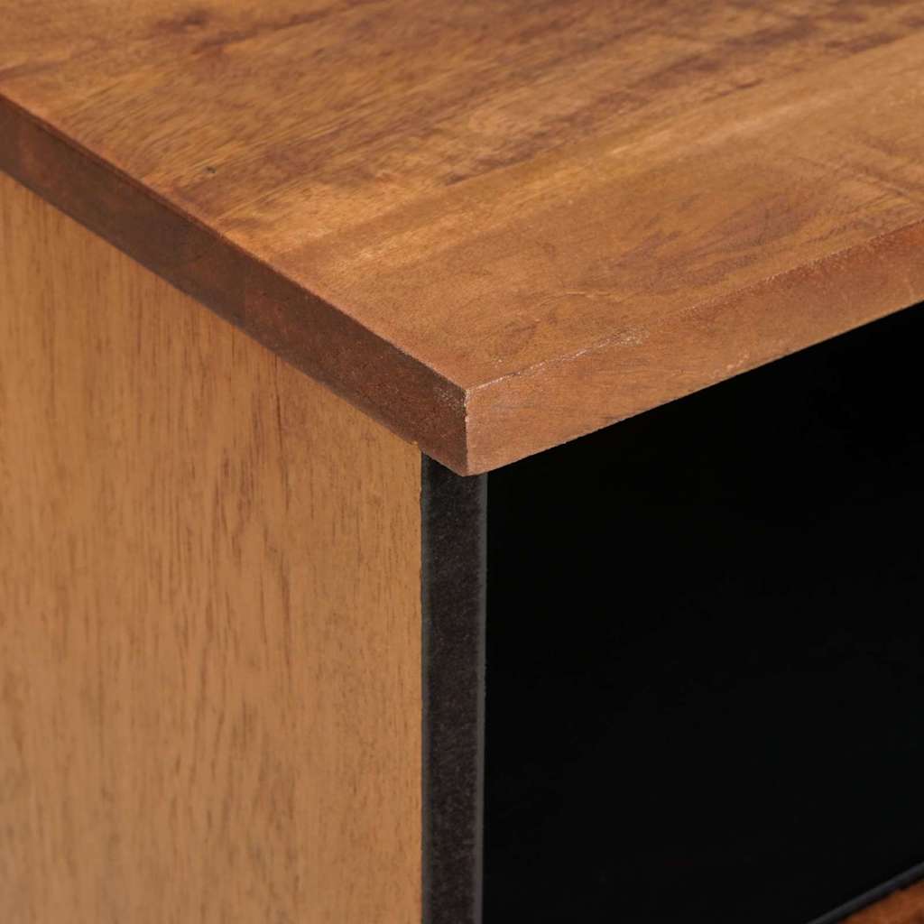 Nachtkastje 2 pcs Bruin 40 x 33 x 46 cm Massief Mango Hout is nu te koop bij PeponiXL, paradijselijk wonen!