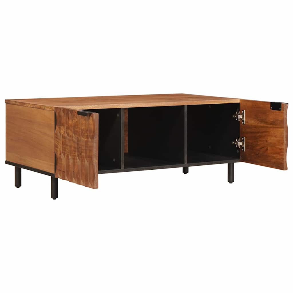 Salontafel Bruin 100 x 54 x 40 cm Massief Mango Hout is nu te koop bij PeponiXL, paradijselijk wonen!