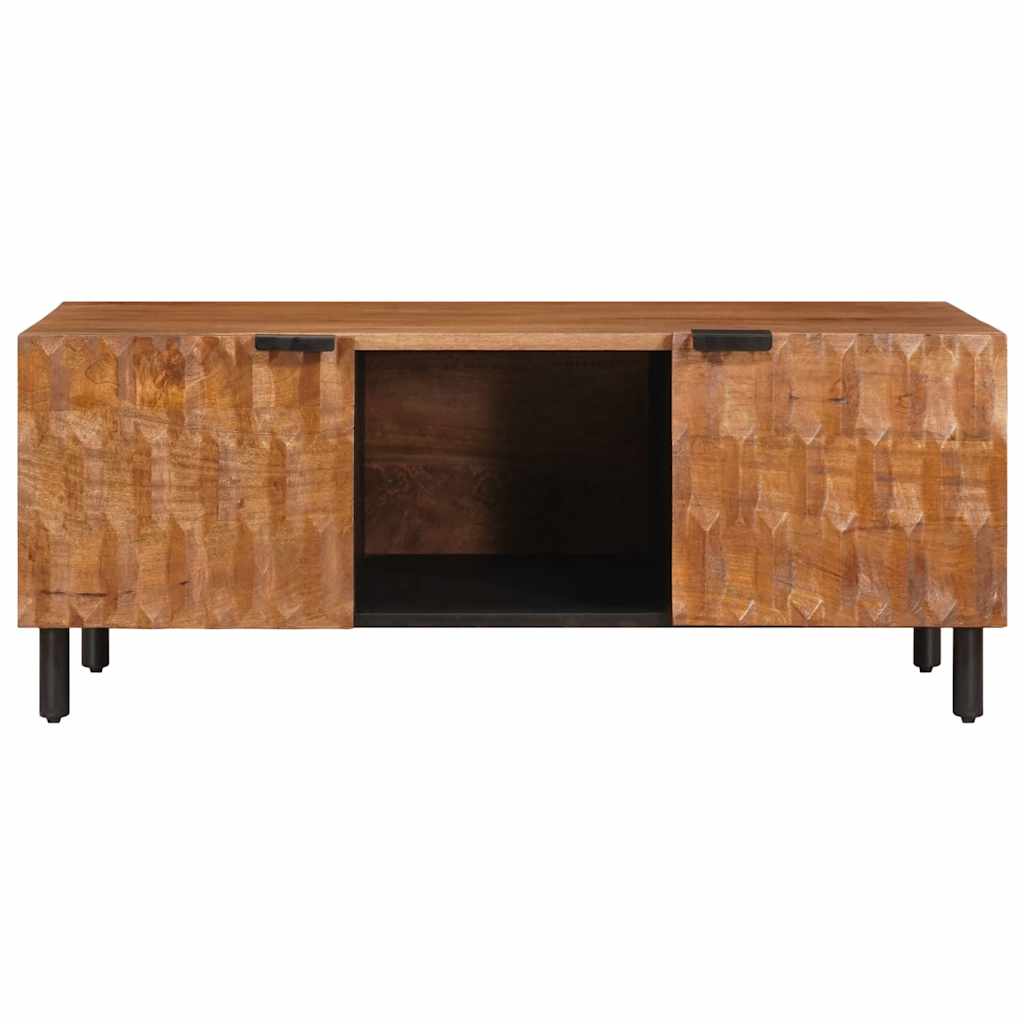 Salontafel Bruin 100 x 54 x 40 cm Massief Mango Hout is nu te koop bij PeponiXL, paradijselijk wonen!