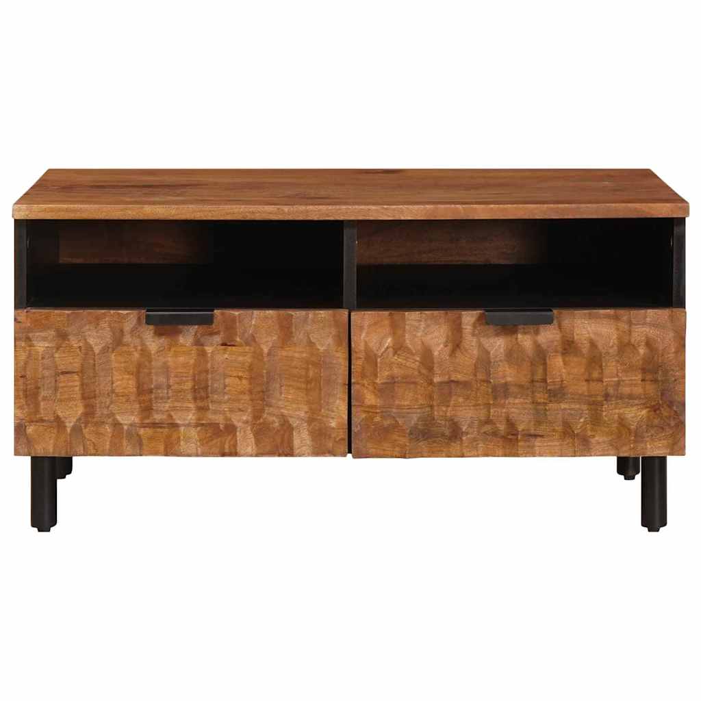 Salontafel met lade Bruin 80 x 54 x 40 cm Massief Mango Hout is nu te koop bij PeponiXL, paradijselijk wonen!