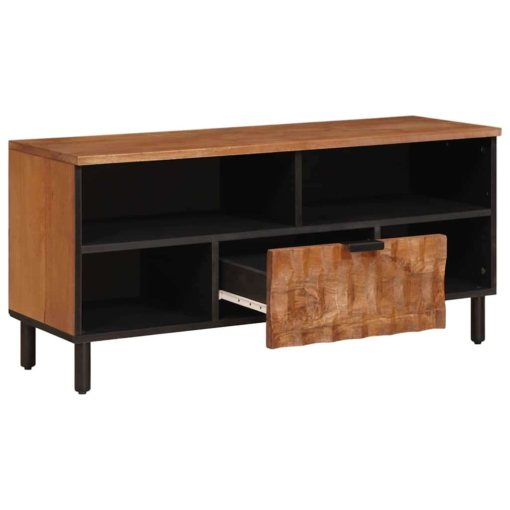 TV-kast met lade Acacia Bruine Afwerking 100 x 33 x 46 cm is nu te koop bij PeponiXL, paradijselijk wonen!