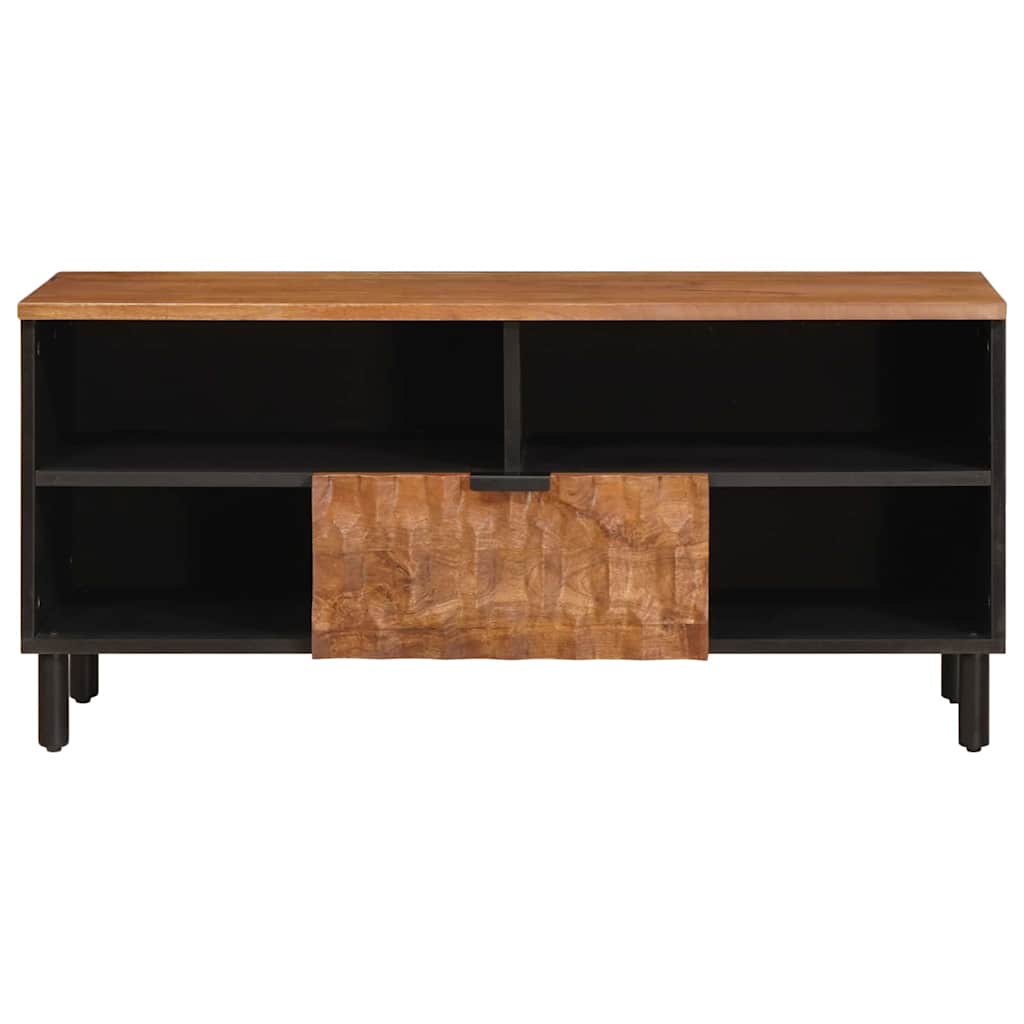 TV-kast met lade Acacia Bruine Afwerking 100 x 33 x 46 cm is nu te koop bij PeponiXL, paradijselijk wonen!