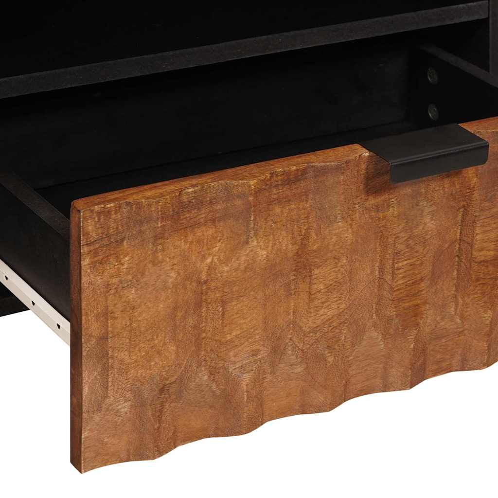 TV-kast met lade Acacia Bruine Afwerking 80 x 33 x 46 cm is nu te koop bij PeponiXL, paradijselijk wonen!