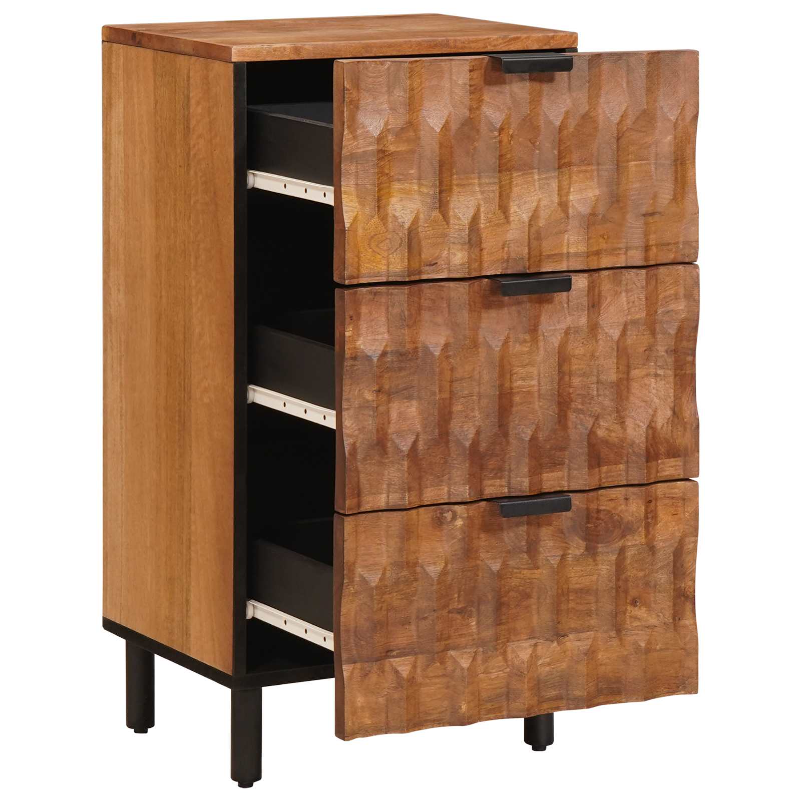 Dressoir met lade Acacia Bruine Afwerking 40 x 33 x 75 cm is nu te koop bij PeponiXL, paradijselijk wonen!