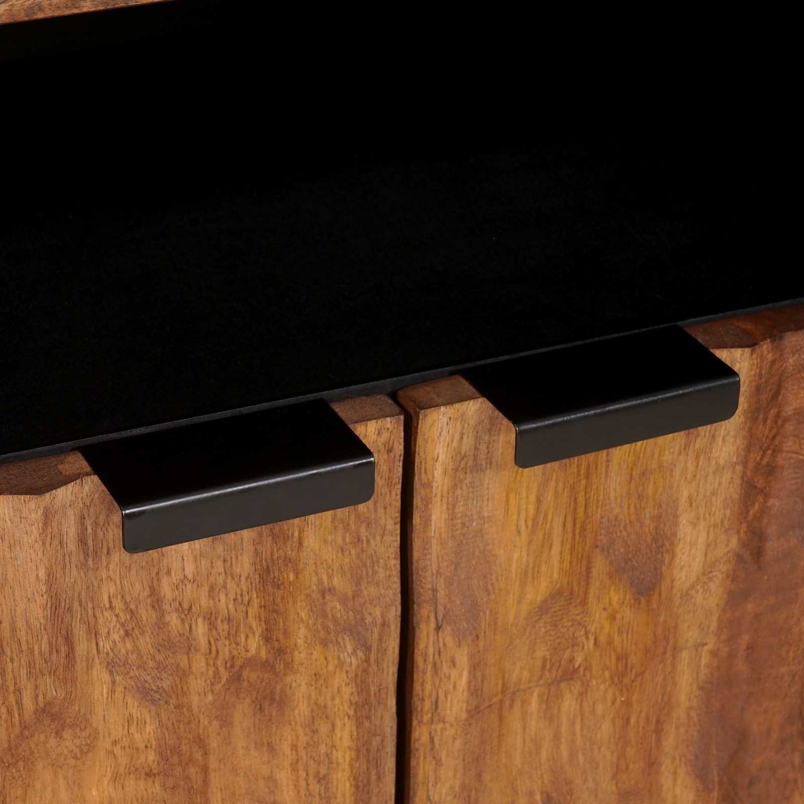Dressoir met opslag Acacia Bruine Afwerking 60 x 33 x 75 cm is nu te koop bij PeponiXL, paradijselijk wonen!