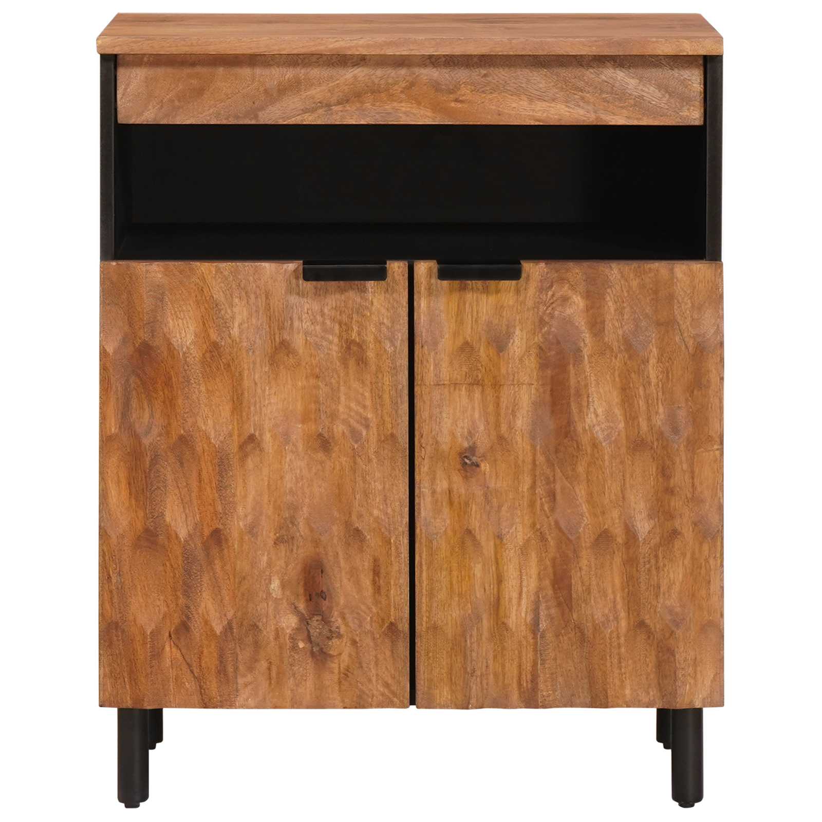 Dressoir met opslag Acacia Bruine Afwerking 60 x 33 x 75 cm is nu te koop bij PeponiXL, paradijselijk wonen!